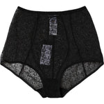 Dolce & Gabbana Black Logo Girdle High Waist Panty Underwear BIK1983-2