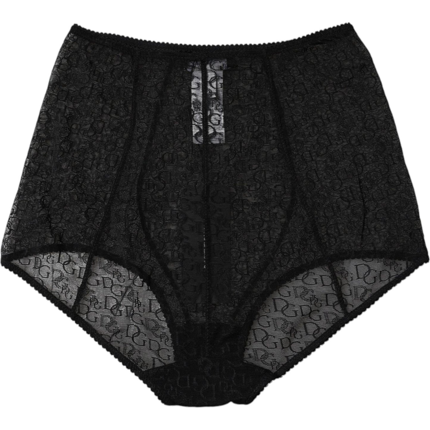 Dolce & Gabbana Black Logo Girdle High Waist Panty Underwear BIK1983-2