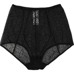 Dolce & Gabbana Black Logo Girdle High Waist Panty Underwear BIK1983-2