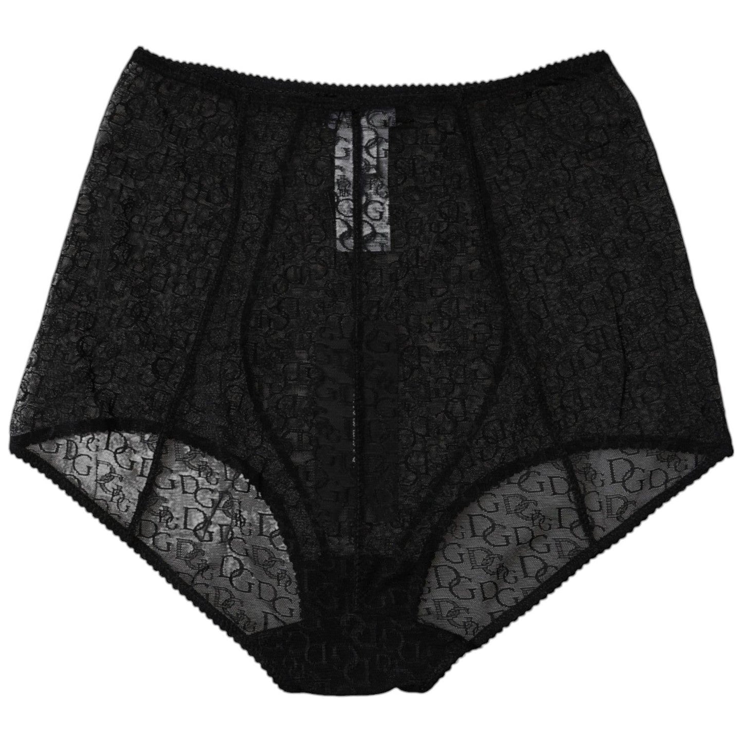 Dolce & Gabbana Black Logo Girdle High Waist Panty Underwear BIK1983-2
