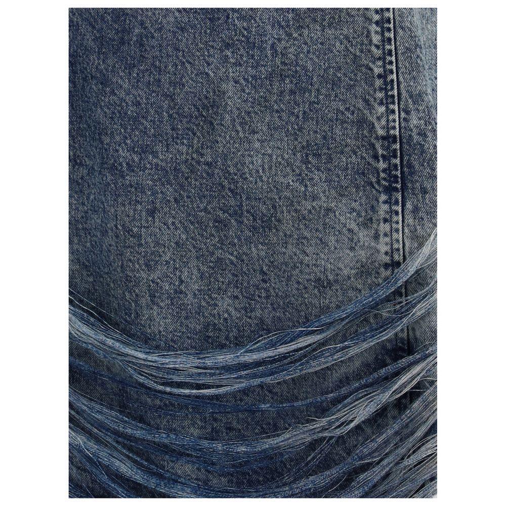 Diesel De-dra-short-fsg Mini Dress in denim DI-A189640CMBP01-S