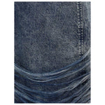 Diesel De-dra-short-fsg Mini Dress in denim DI-A189640CMBP01-S