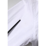 Dolce & Gabbana White GOLD Cotton Poplin Bib Formal Men Dress Shirt TSH90181-37