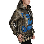 Dolce & Gabbana Im The Queen Jaquard Gold Sweatshirt Hoodie TSH3182-38