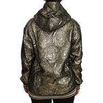 Dolce & Gabbana Im The Queen Jaquard Gold Sweatshirt Hoodie TSH3182-38