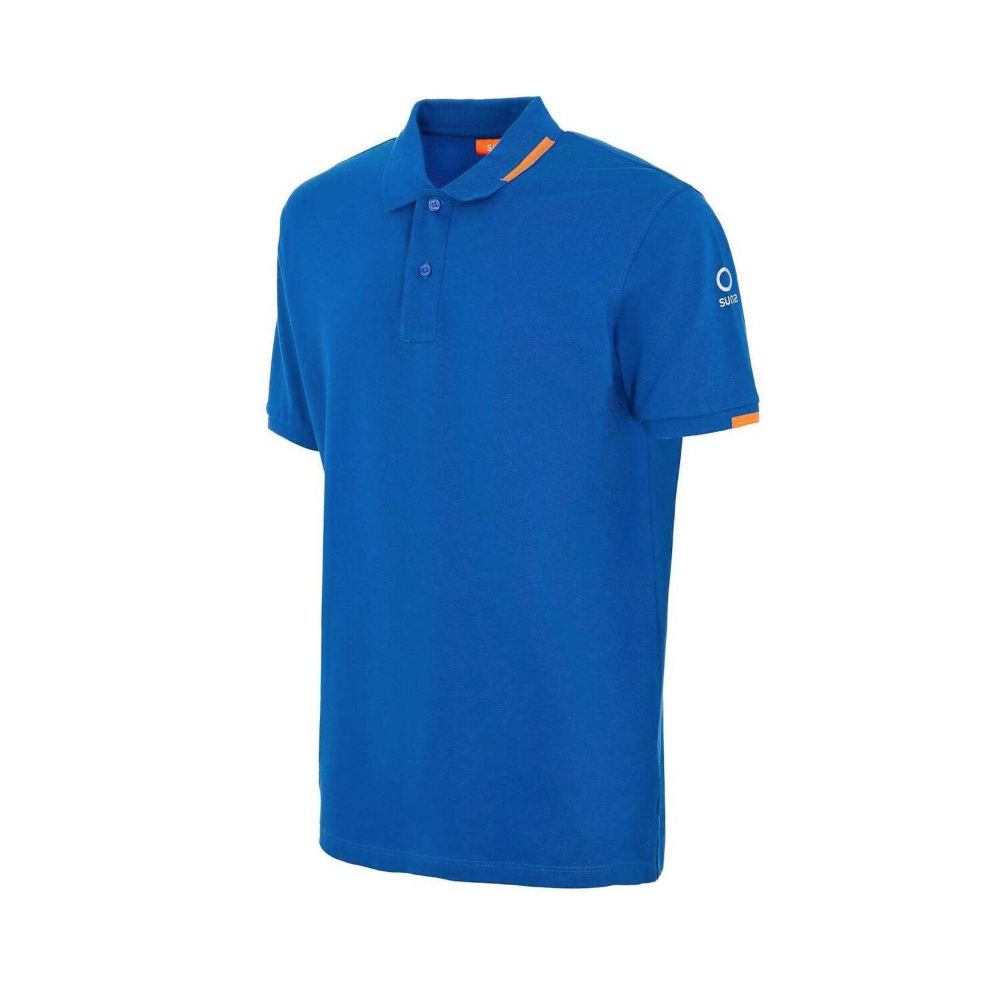 Suns Blue Cotton Polo Shirt