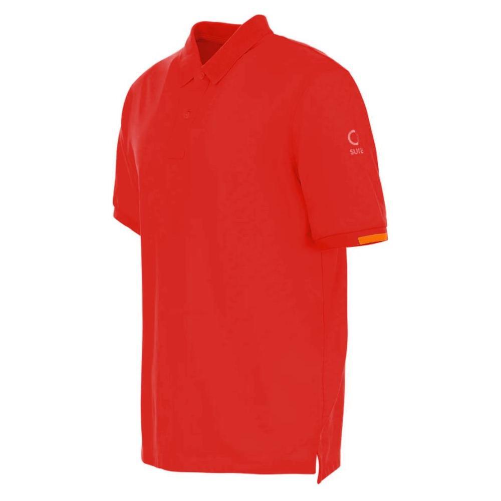 Suns Red Cotton Polo Shirt SU-15081-M