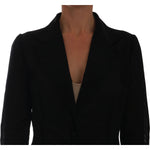 Dolce & Gabbana Black Nylon Net Blazer Jacket JKT2205-44