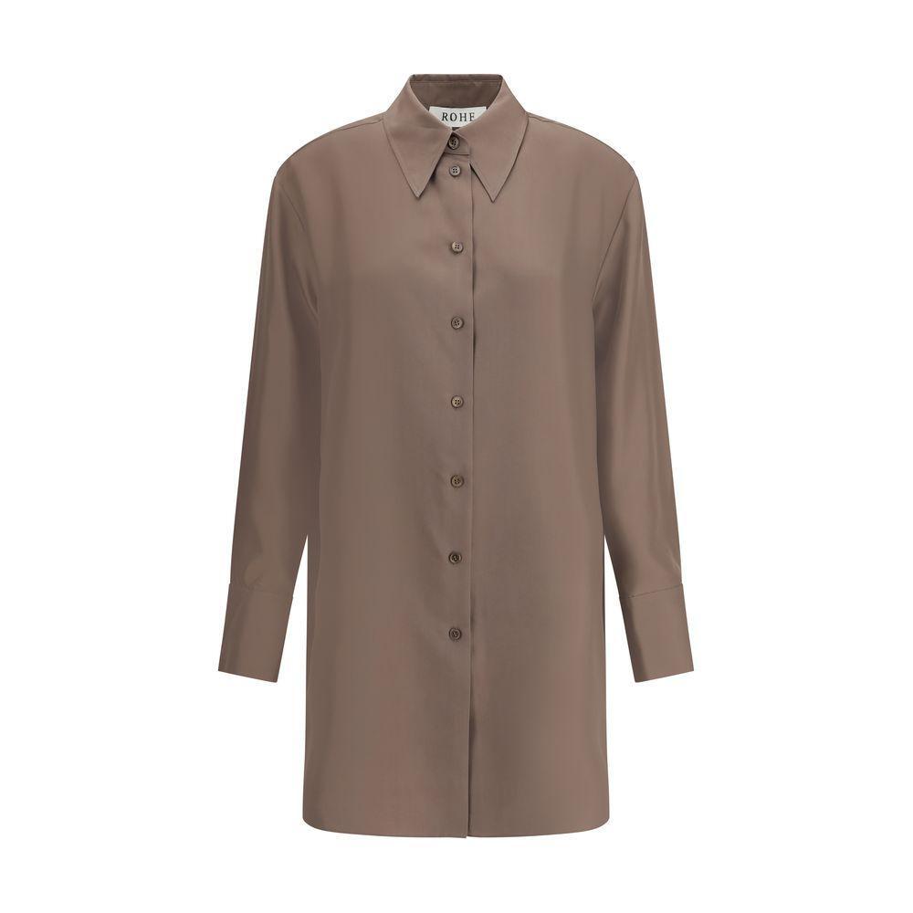 Rohe Long silk Shirt RO-41519085243400-IT36 | XS