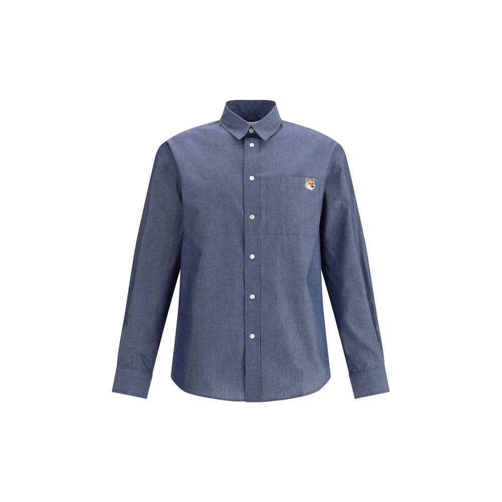 Maison Kitsuné Iconic Fox Shirt MA-OM00432WC5043P470-XL