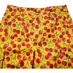 Dolce & Gabbana Yellow Cherry Print Cotton Men Bermuda Shorts PAN75743-48