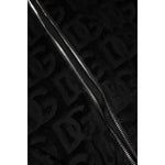 Dolce & Gabbana Black Logo Monogram Full Zip Bomber Jacket JKT41301-40