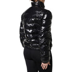 Dolce & Gabbana Black Logo Plaque Full Zip Puffer Jacket JKT41376-42