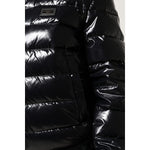 Dolce & Gabbana Black Logo Plaque Full Zip Puffer Jacket JKT41376-42