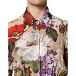 Dolce & Gabbana Multicolor Floral Wide Leg Jumpsuit Dress DR81637-38