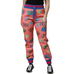 Dolce & Gabbana Pink Logo Monogram Jogger Sweatpants Pants PAN74937-36