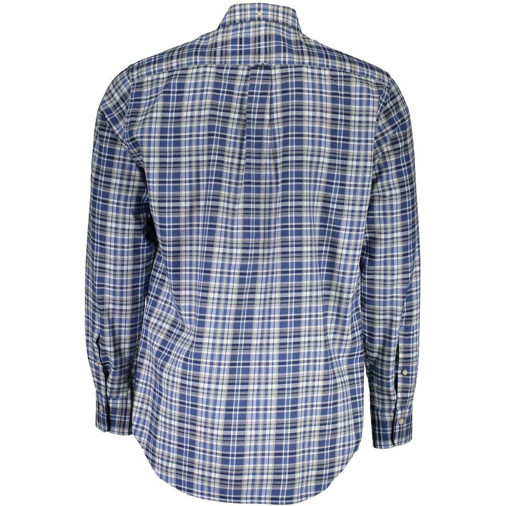 Gant Blue Cotton Men Shirt GA-1409-S