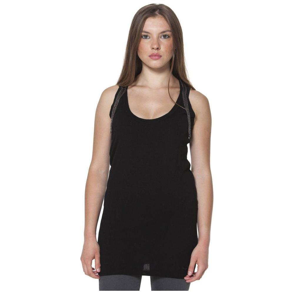 Fred Perry Black Polyester Unisex Tank FR-2866-S