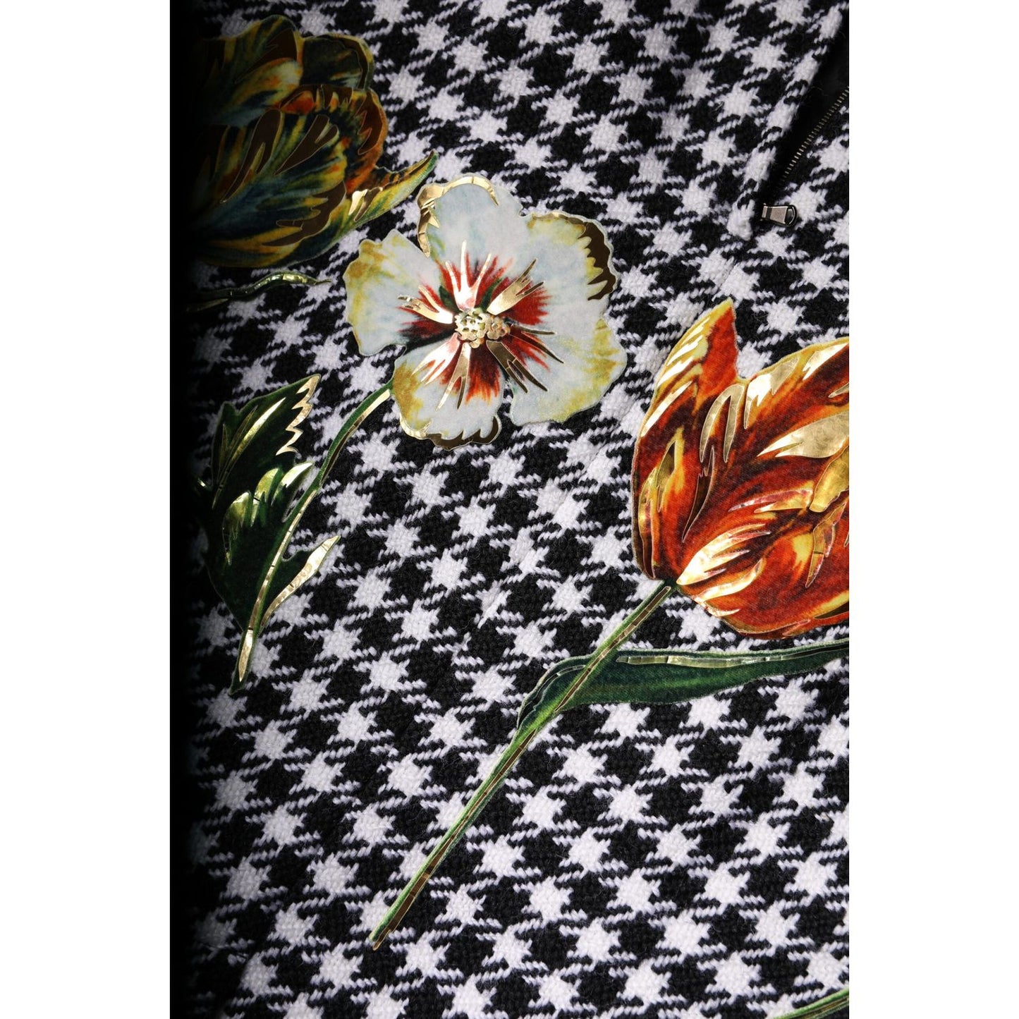 Dolce & Gabbana Multicolor Floral Print High Waist Pencil Cut Skirt SKI2084-36