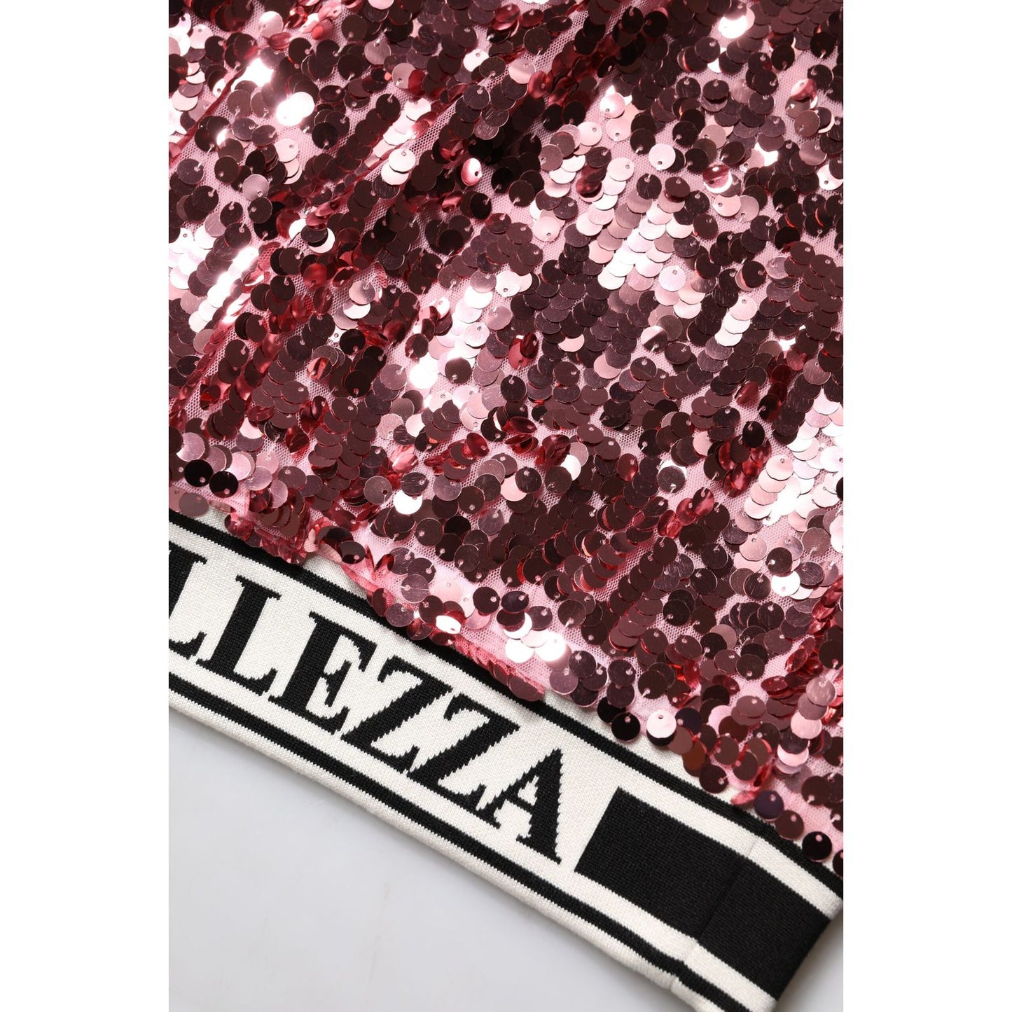 Dolce & Gabbana Pink DG Queen Sequin Pullover Sweater TSH90083-36