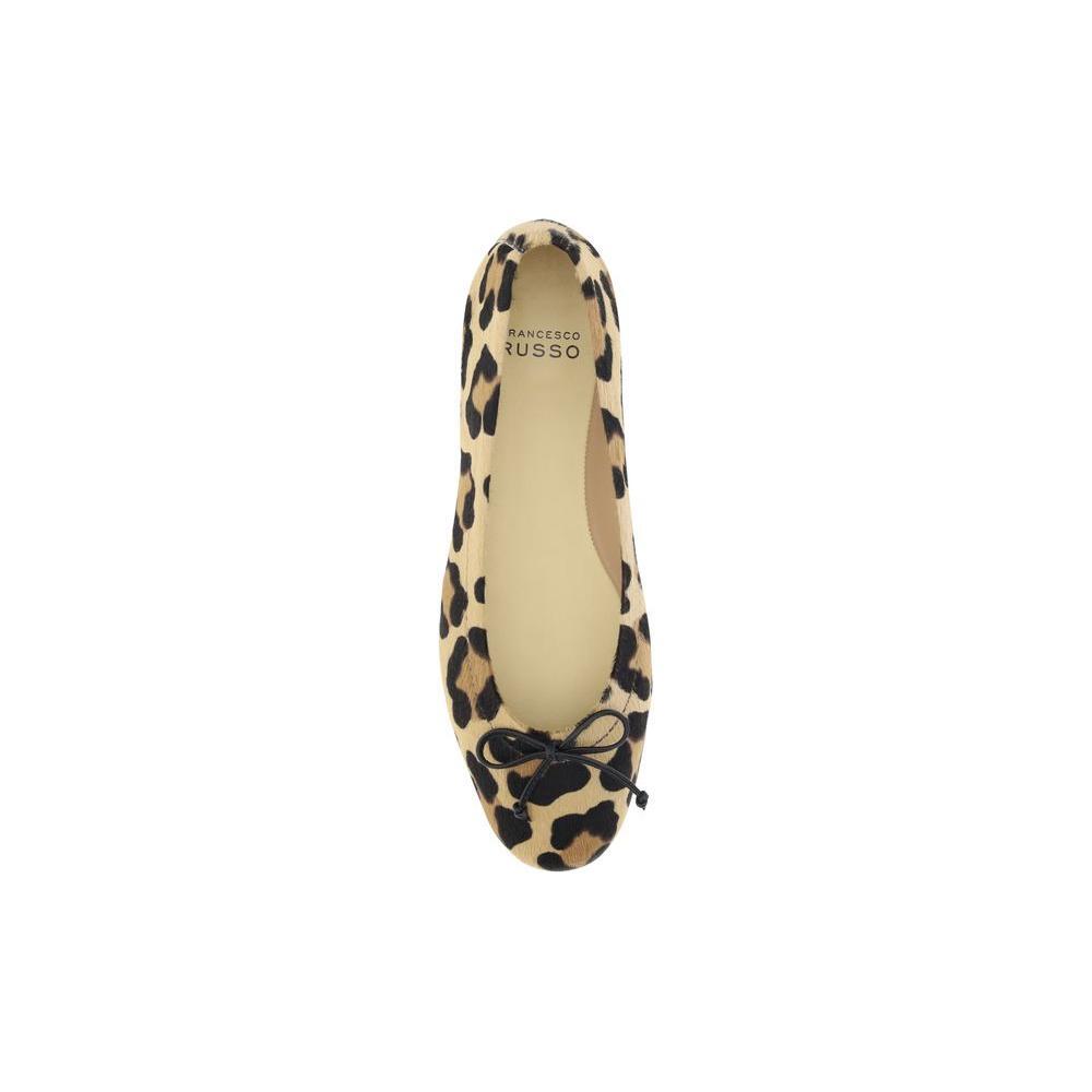 Francesco Russo Leopard-print Ballerinas FR-R1P900N205306-EU37/US7