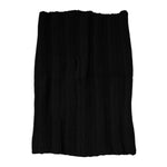 Dolce & Gabbana Black Cashmere Knitted Neck Warmer Foulard Scarf