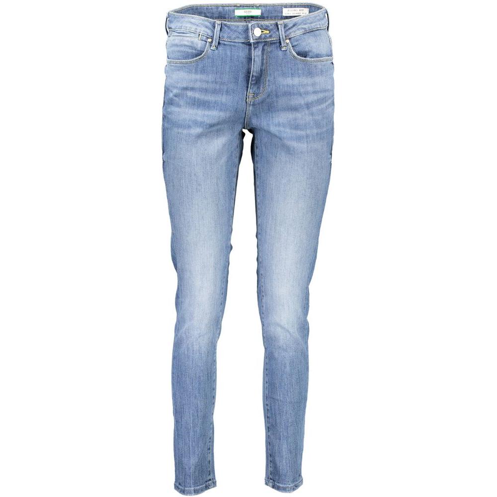 Guess Jeans Light Blue Cotton Women Jeans GU-1016-W26 | L30