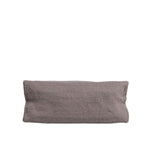 Dolce & Gabbana Grey Alpaca Wool Logo Plaque Tote Shoulder Bag
