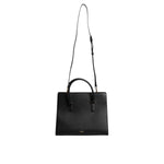 Versace Black Large Leather Top Handle Shoulder Crossbody Bag BAG4390