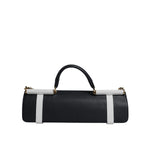 Dolce & Gabbana Blue White Calfskin Leather Crossbody Shoulder Bag BAG4395