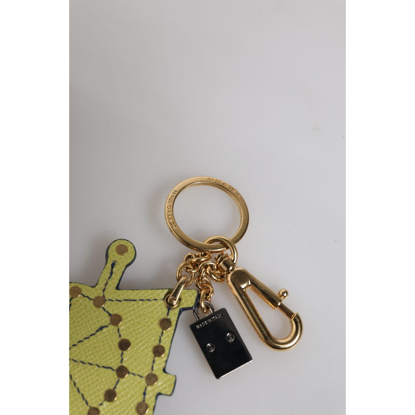 Dolce & Gabbana Multicolor Gold Tone Carretto Keychain Keyring SMY10762