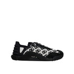 Dolce & Gabbana Black Logo Lace Up Low Top NS1 Sneakers Shoes MV7197-42