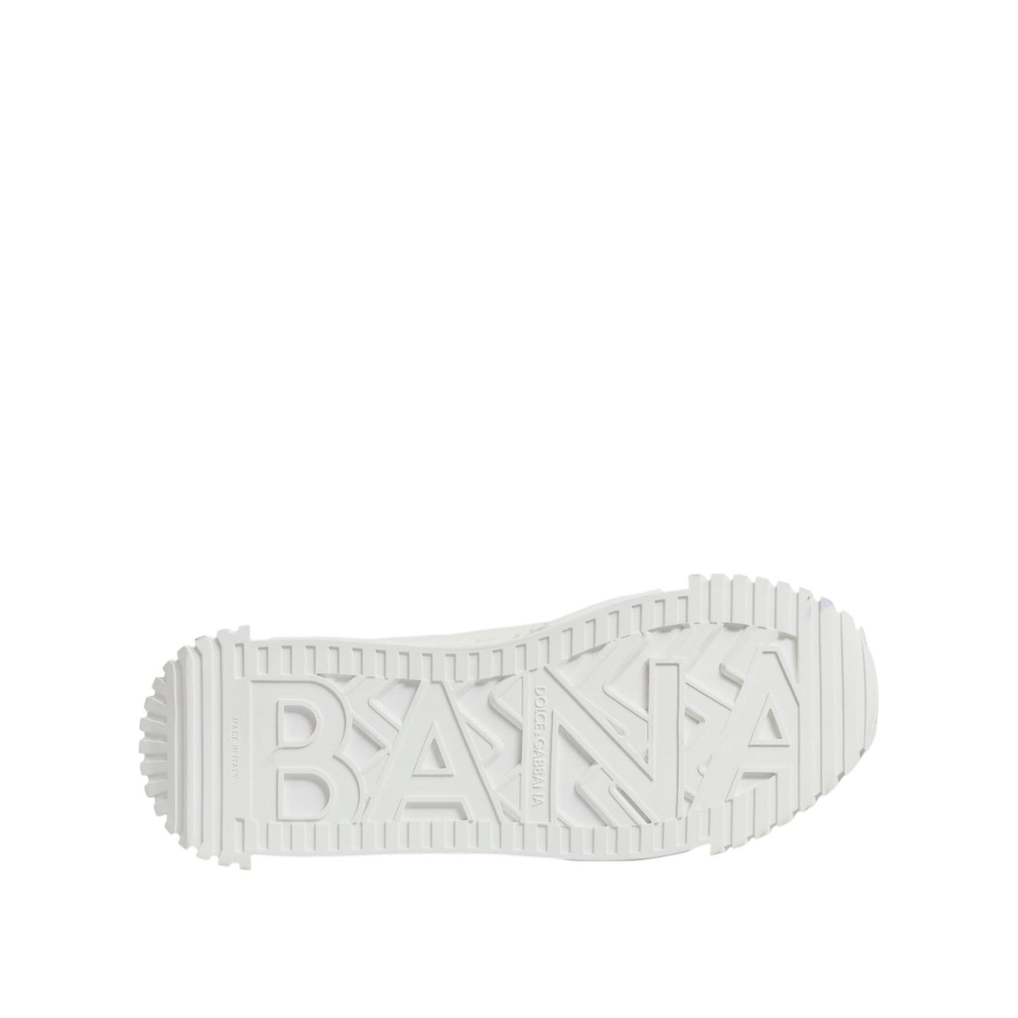 Dolce & Gabbana White Leather Low Top NS1 Sneakers Shoes