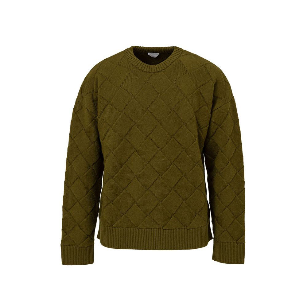 Bottega Veneta Green Wool Sweatshirt