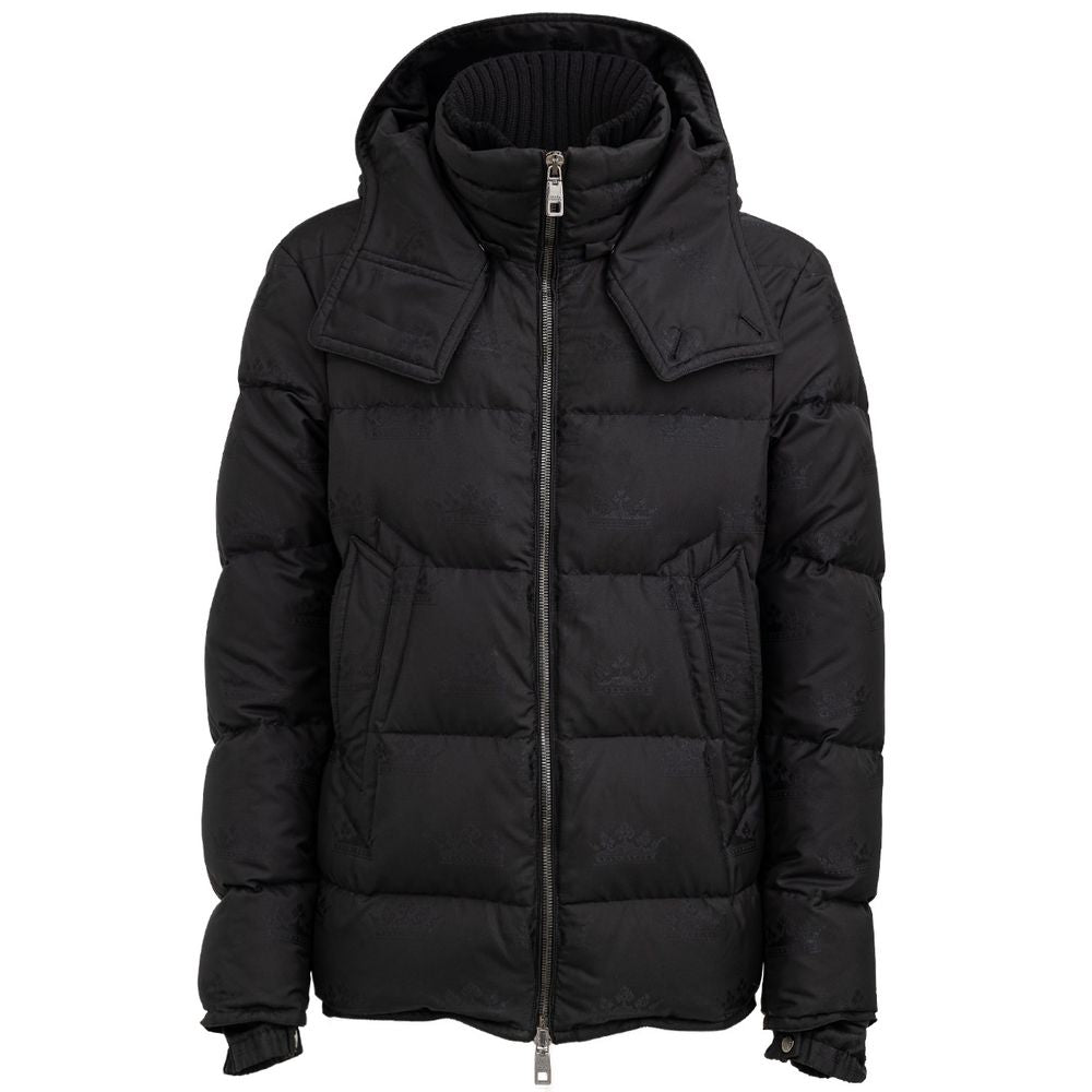 Dolce & Gabbana Black Cotton Jackets & Coat DO-8335676-IT50 | L