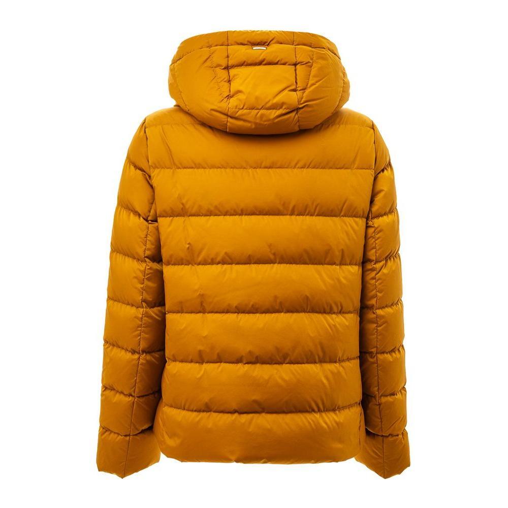 Herno Yellow Polyamide Jackets & Coat HE-7450669-IT42|M