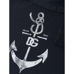 Dolce & Gabbana Blue Cotton Sweatshirt DO-7579673-L