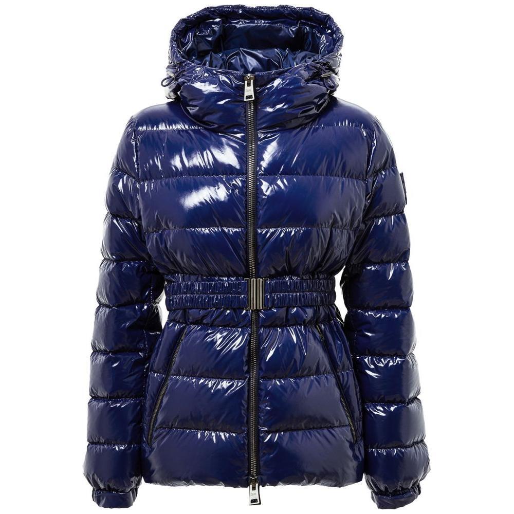 Herno Blue Polyamide Jackets & Coat HE-7492673-IT42|M