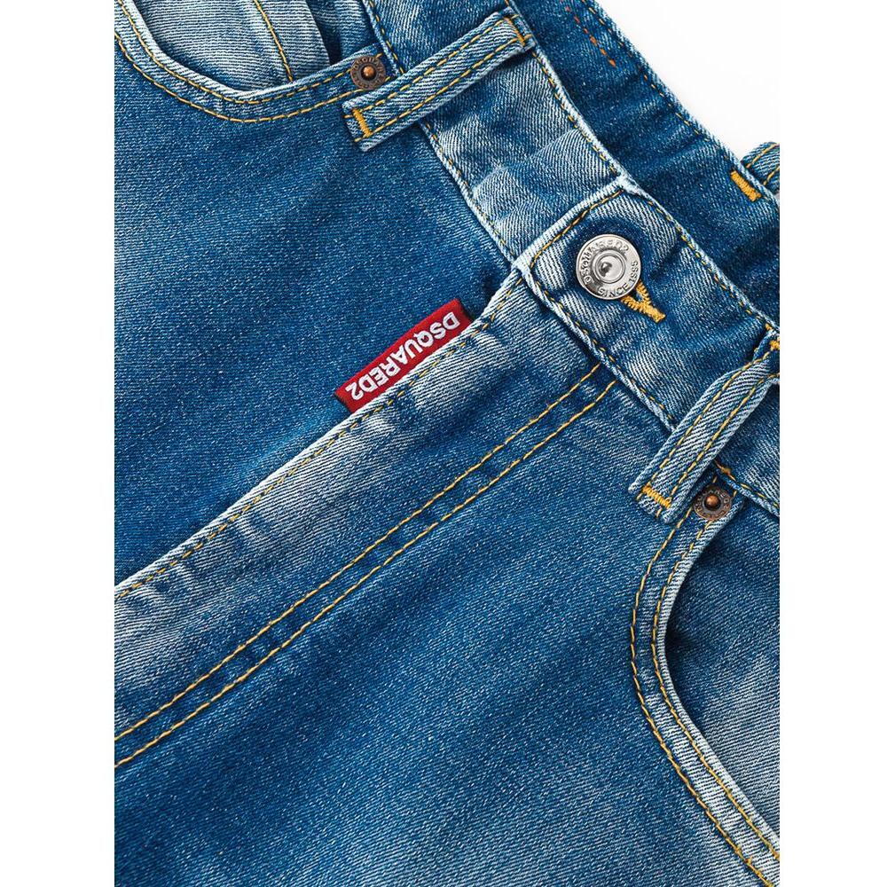 Dsquared² Blue Cotton Jeans Denim DS-5253673-IT40|S