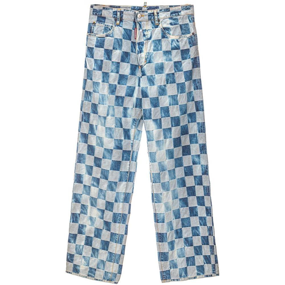Dsquared² Blue Cotton Relaxed Fit Jean DS-5247673-IT40|S