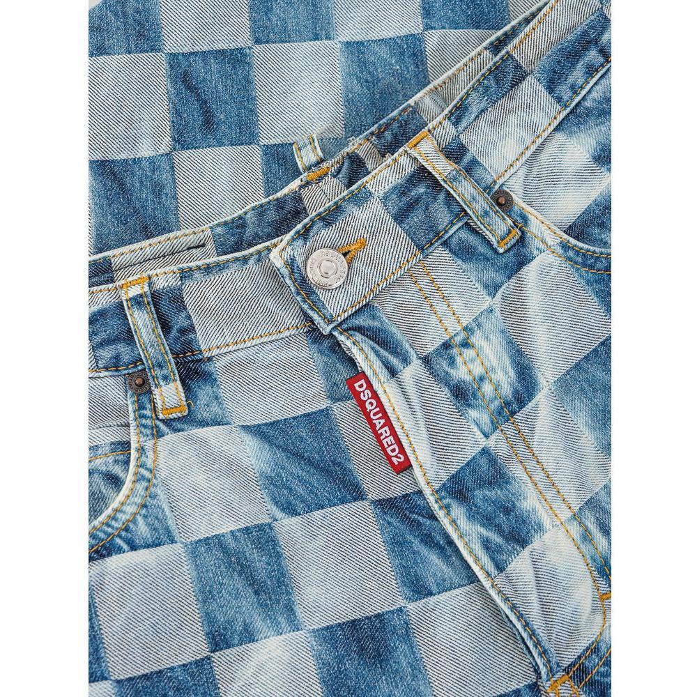 Dsquared² Blue Cotton Relaxed Fit Jean DS-5247673-IT40|S