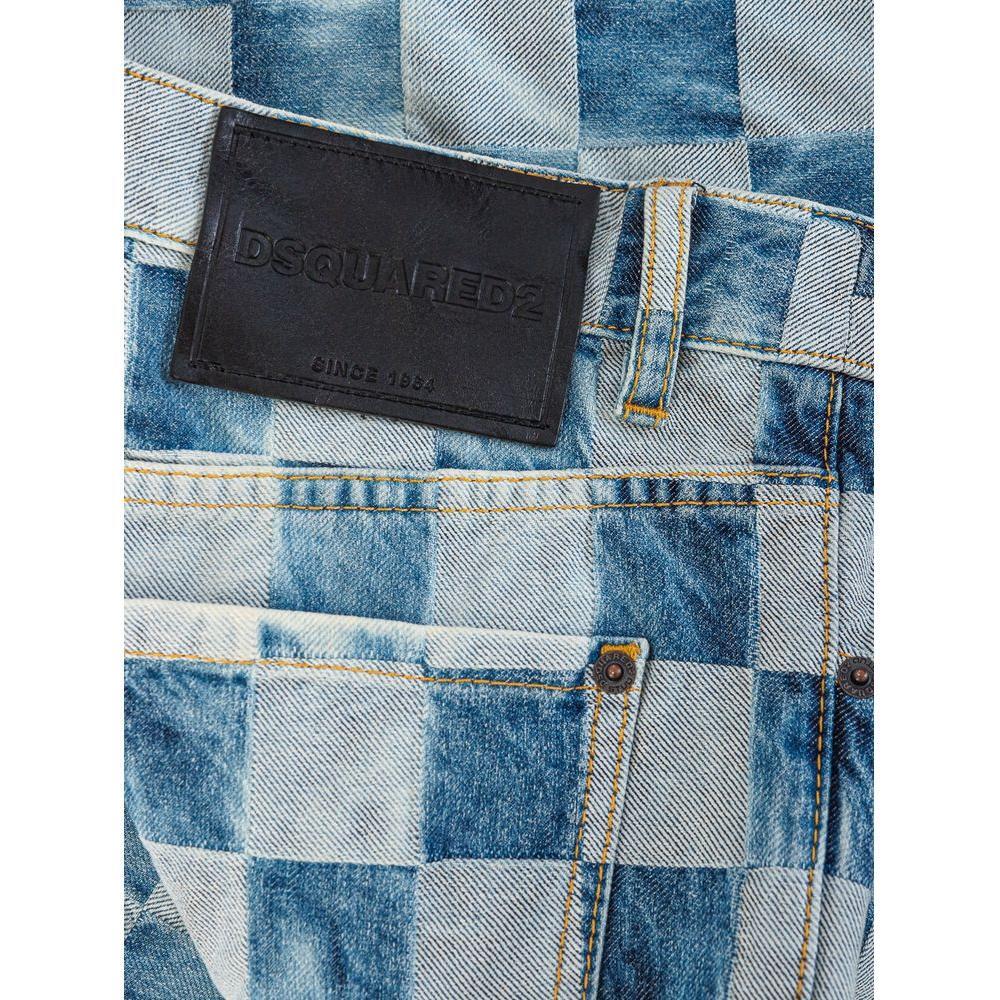Dsquared² Blue Cotton Relaxed Fit Jean DS-5247673-IT40|S