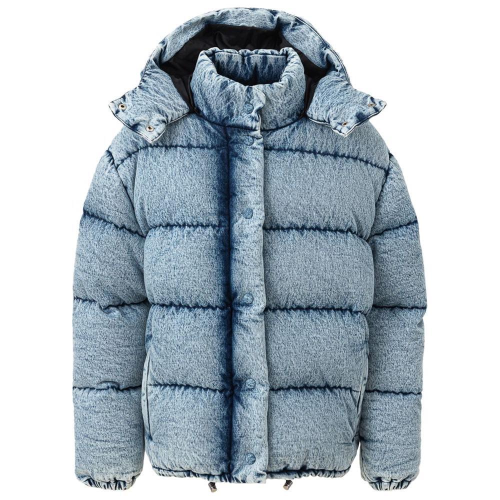 Miu Miu Blue Polyester Jackets & Coat MI-5513673-IT38|XS