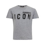 Dsquared² Sleek Gray Cotton Tee for Stylish Men DS-4643662-XS