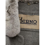 Herno Elegant Gray Wool Jacket for Timeless Style Herno Dim Gray