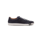 Bally Elegant Blue Leather Sneakers For Men Bally Light Gray