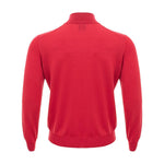 Gran Sasso Elegant Crimson Wool T-Shirt for Men GR-4339665-IT50 | L