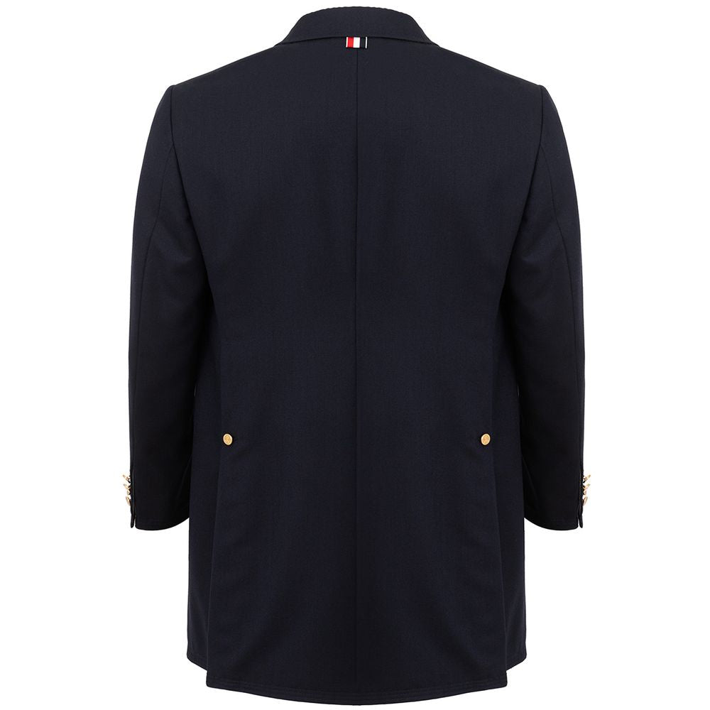 Thom Browne Elegant Wool Jacket in Signature Blue TH-3768673-IT50 | L