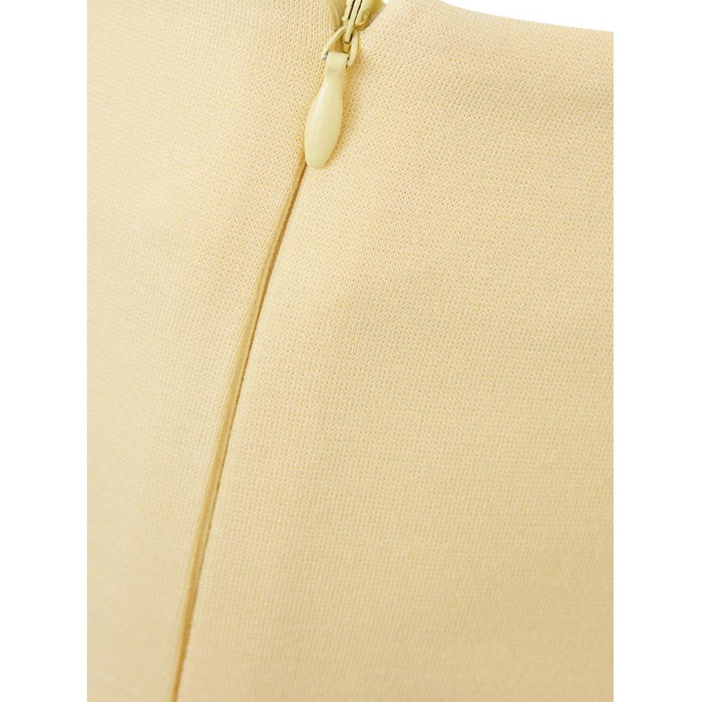Lardini Elegant Yellow Viscose Skirt for Women LA-1115669-IT40|S