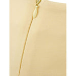 Lardini Elegant Yellow Viscose Skirt for Women LA-1115669-IT40|S